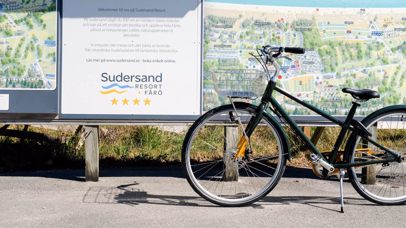 Sudersand Resort cykeluthyrning med OK.GO!