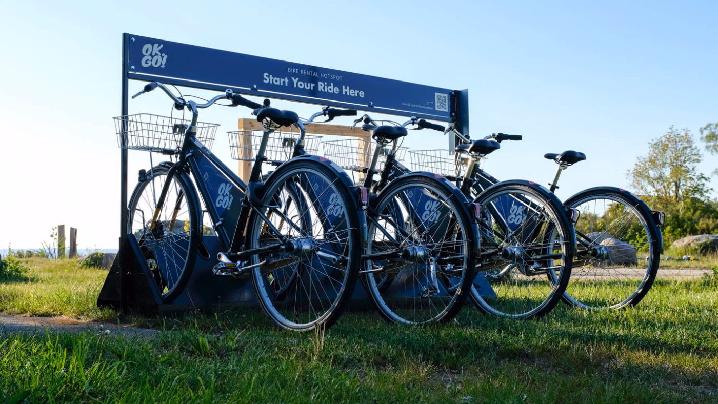 Rental bikes at Surflogiet Gotland Tofta | hyrcyklar Tofta