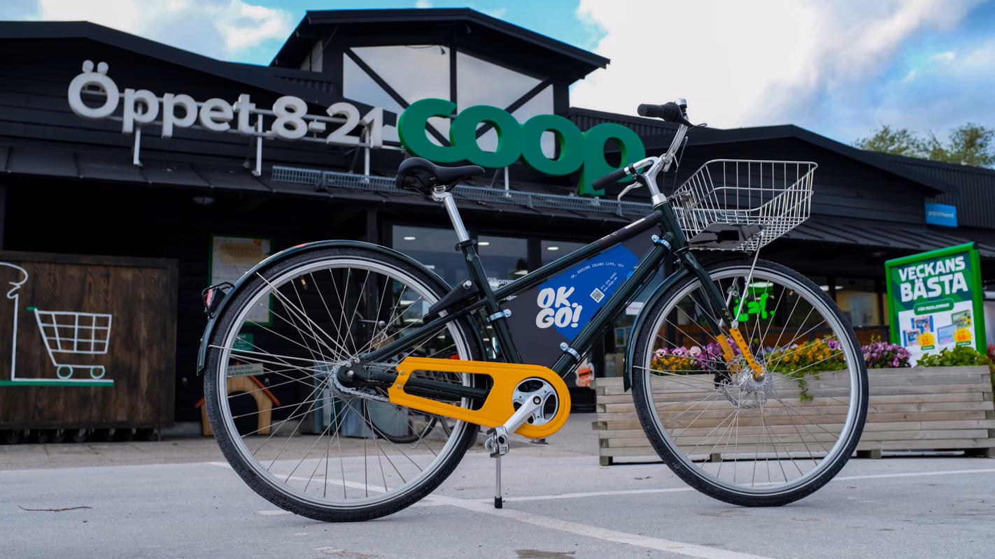 Cykeluthyrning Klintehamn Coop OKGO