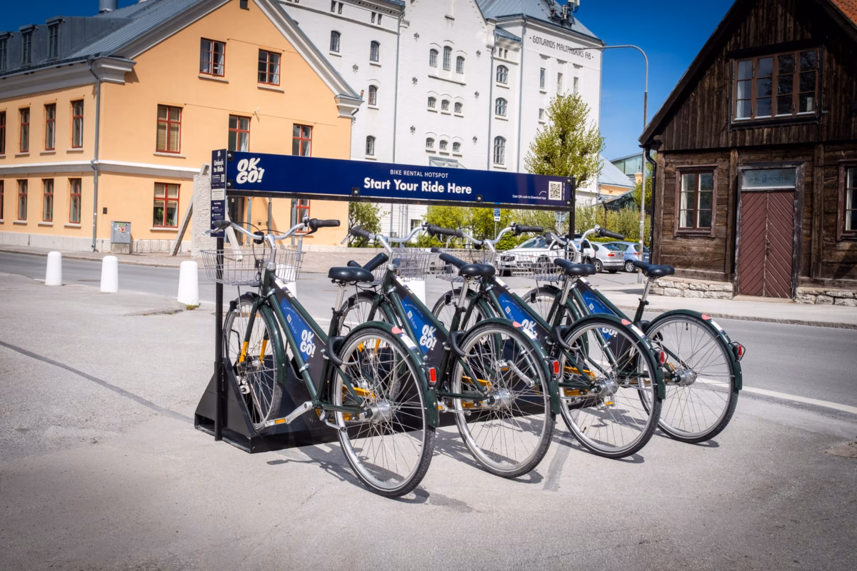 Self-service bike rental Visby